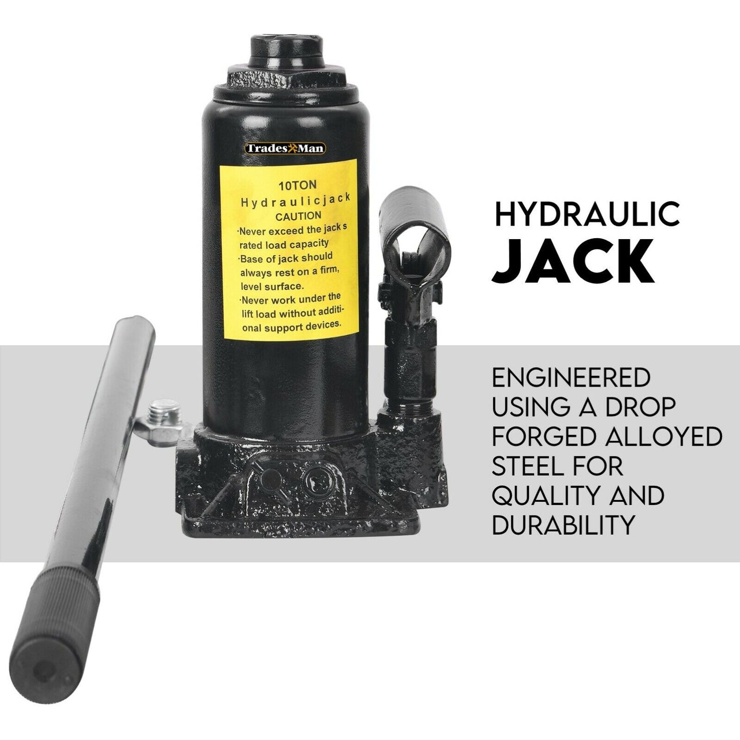 10 Ton Hydraulic Shop Press Workshop Bench Jack Garage Bending Bearing Tool