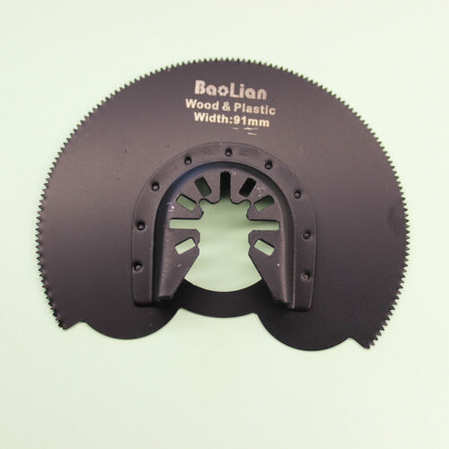 91mm HCS Semicircle Saw Oscillating Multitool Blades Black for wood Cutting